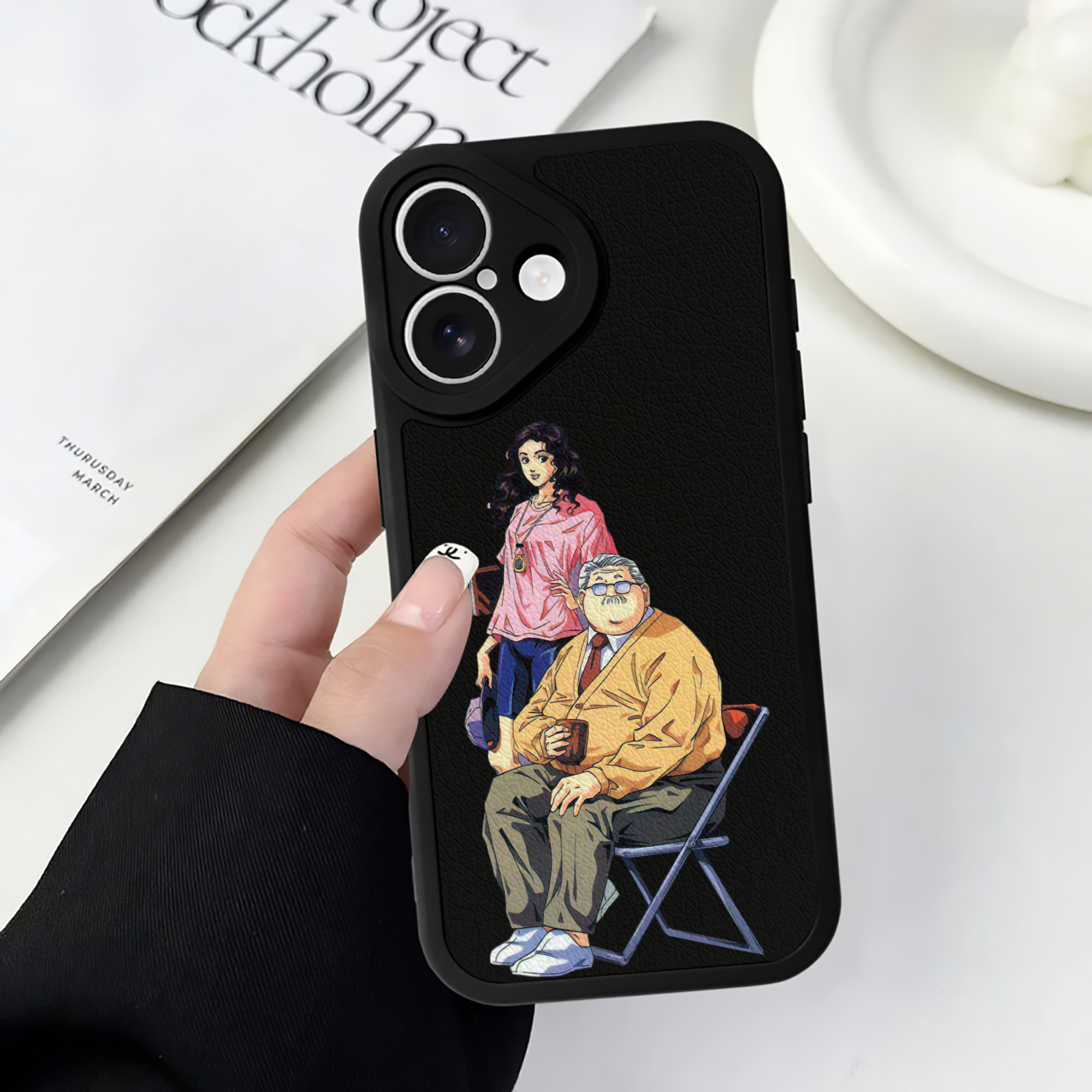 （画像用） SLAM DUNK／スラムダンク 【iPhone 16シリーズ対応】シリコンスマホケース（レザー調） 材質：シリコン